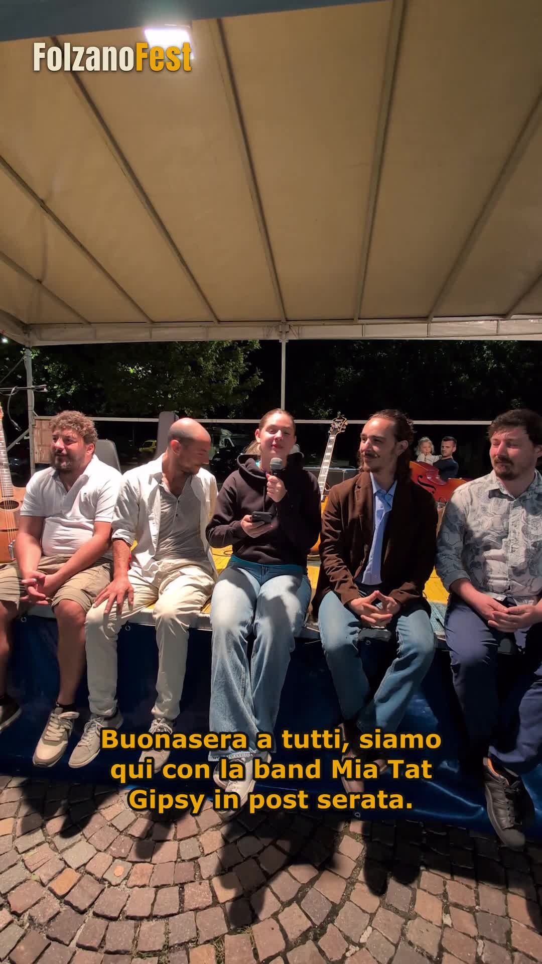 I Mia Tat Gipsy, intervistati in piazza dopo il concerto