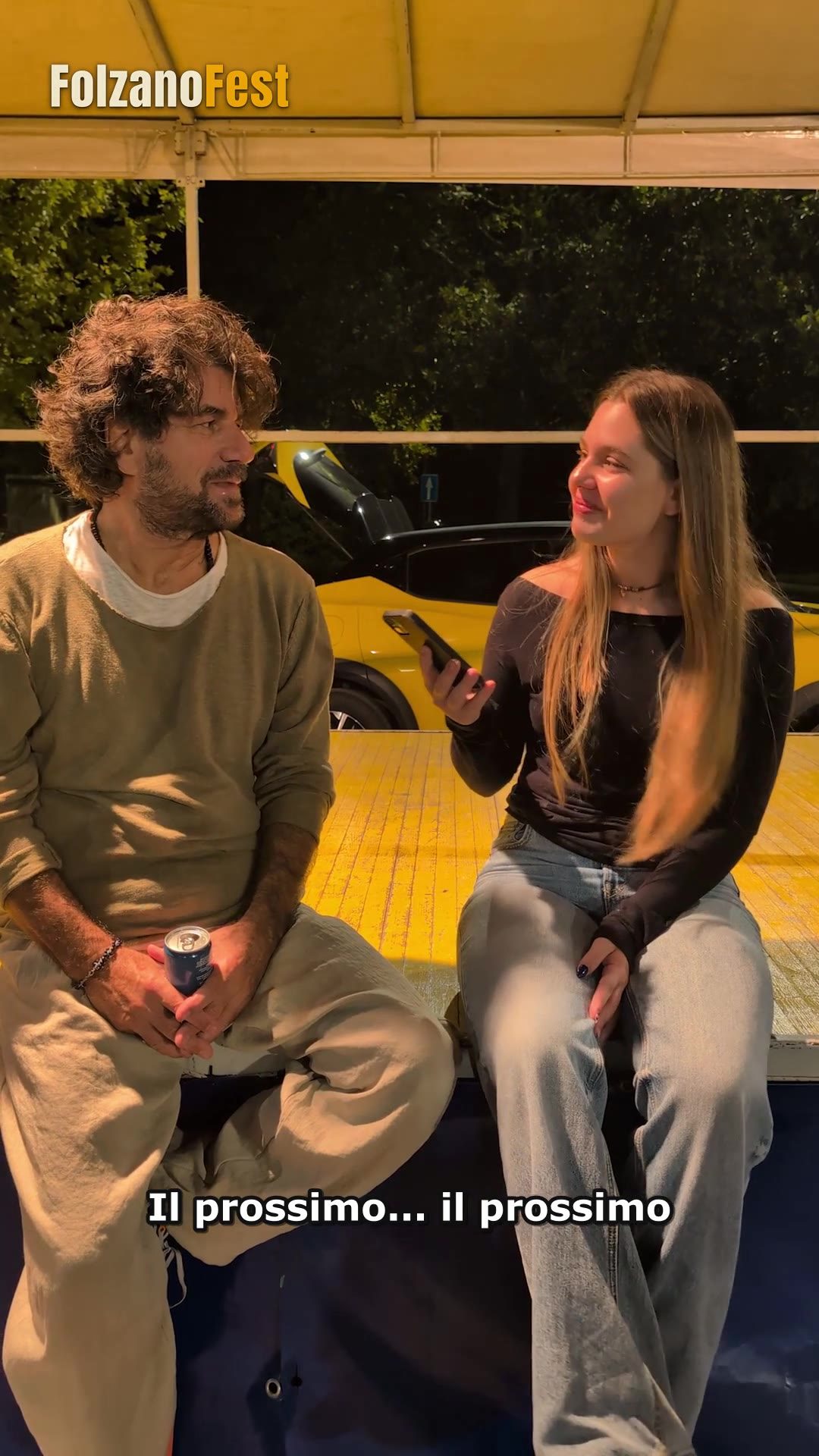 Roberto Guolo, intervistato in piazza dopo il concerto